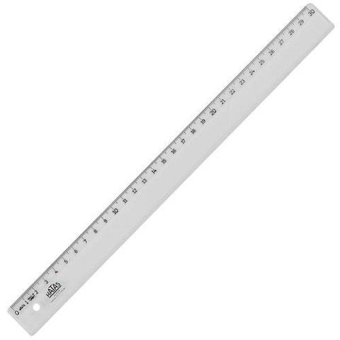 Hatas 30cm Ekonomik Plastik Cetvel