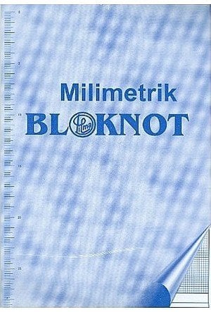 Dilman Milimetrik Blok A4 Mavi