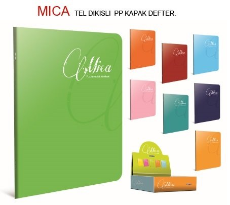 Mica A5 Tel Dikis 80 Yaprak Çizgili Defter
