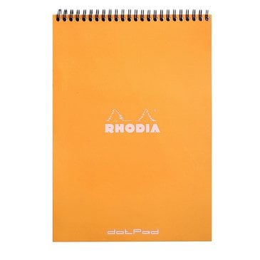 Rhodia A4 Turuncu Kapak Spiralli Dot Bloknot