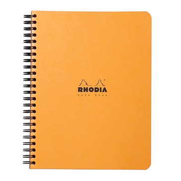 Rhodia A5 Turuncu Kapak Spiralli Dot Defter