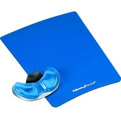 Fellowes 7854 Kristal Health-V Mavi Avuç İçi Mouse Desteği
