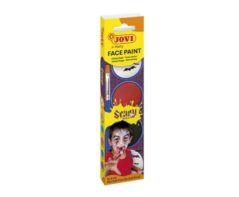 Jovi Krem Yüz Boyası Scary World 3 Renk+Fırça+Sünger