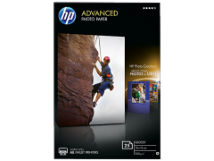 HP Advanced Glossy Photo Paper-25 sht/10 x 15 cm borderless