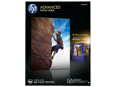 HP Advanced Glossy Photo Paper-25 sht/13 x 18 cm borderless (Q8696A)