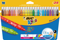 Bic Kid Couleur Keçeli Boya Kalemi 12 Renk Yelpaze Plastik Kutulu