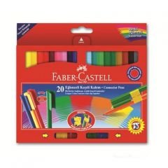 Faber-Castell Eğlenceli Keçeli Kalem 20'li