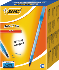 Bic Round Stick Tükenmez Kalem 60'lı Siyah