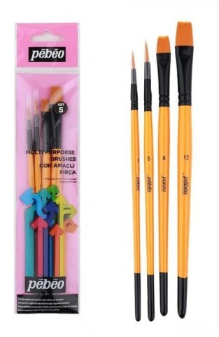 Pebeo 4'lü Fırça Seti Set-5