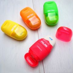 Milan Capsule Fluo Silgili Kalemtraş