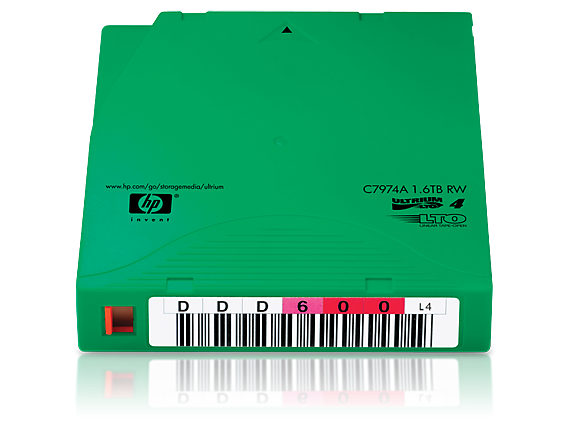 HP LTO-4 Ultrium 1.6TB RW Custom Label Data Cartridge 20 Pack (C7974AL)