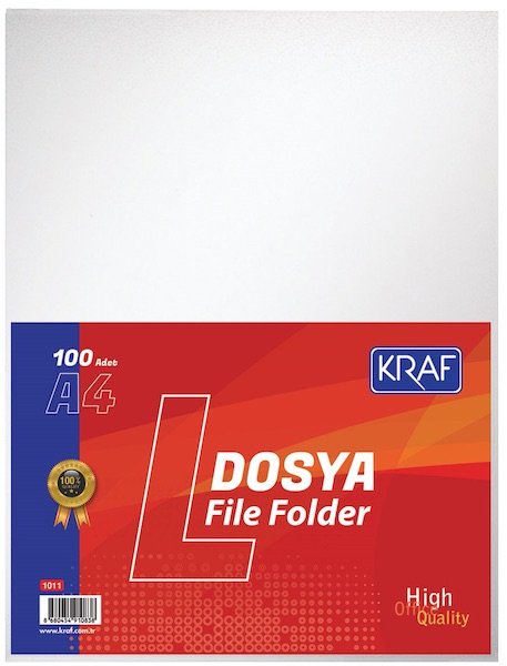 Kraf L Poşet Dosya 100'lü