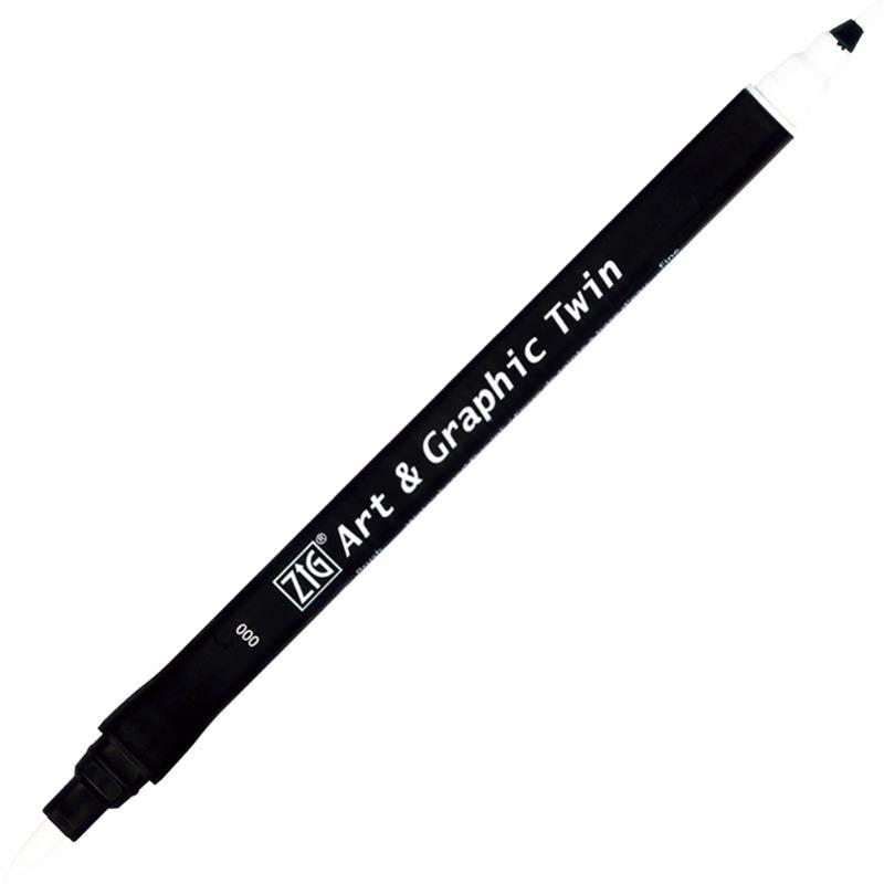 Zig Art & Graphic Twin Brush Pen Çift Uçlu Çizim Kalemi Blender TUT-80 B01