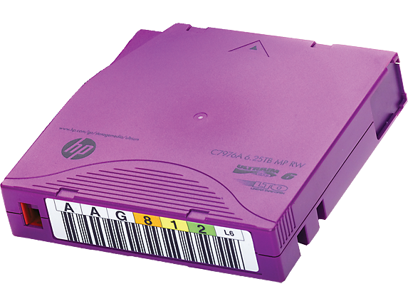 HP LTO-6 Ultrium 6.25TB MP RW Custom Labeled Data Cartridge 20 Pack (C7976AL)