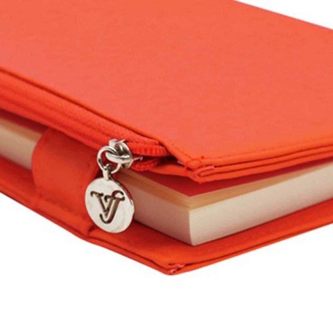 Victoria's Journals Zipco Pearl Defter 14 x 20cm Gümüş