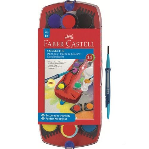 Faber-Castell Değiştirilebilir Tablet Suluboya 24 Renk