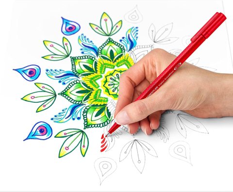 Staedtler Triplus Broadliner Kalem Seti 4 Renk