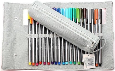 Staedtler Triplus Fineliner Kalem Seti 20 Renk Rulo Kılıf