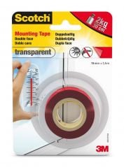Scotch® Şeffaf Montaj Bandı 19mm x 1,5m