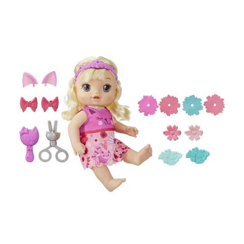 Baby Alive Bebeğimle Saç Tasarımı Sarışın E5241