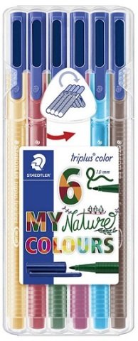 Staedtler Keçeli Kalem 1.0mm Naturel 6 Renk