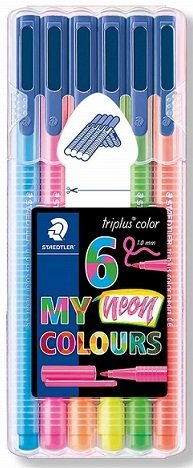 Staedtler Keçeli Kalem 1.0mm Neon 6 Renk