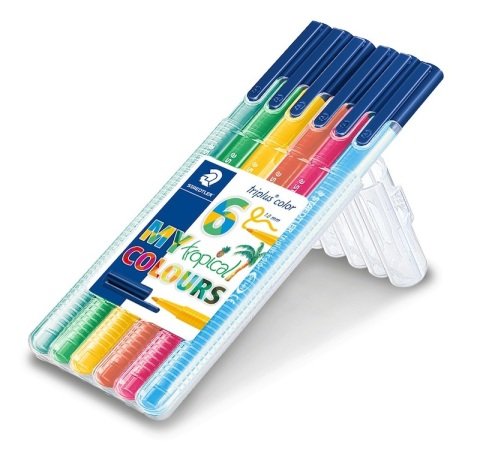 Staedtler Keçeli Kalem 1.0mm Tropikal 6 Renk