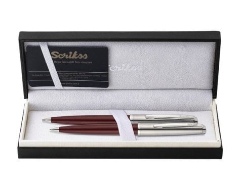 Scrikss 78 Tükenmez + Versatil Tk Bordo