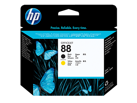 HP 88 Siyah ve Sarı Orijinal Yazıcı Kafası (C9381A)