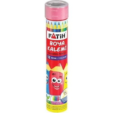 Fatih Kuru Boya Tüp Tam Boy 12 Renk